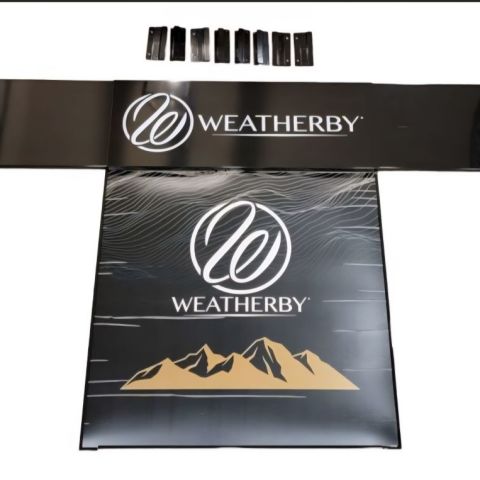 Weatherby Metal Display Sign