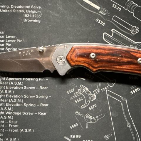 Buck Alpha Hunter Folder