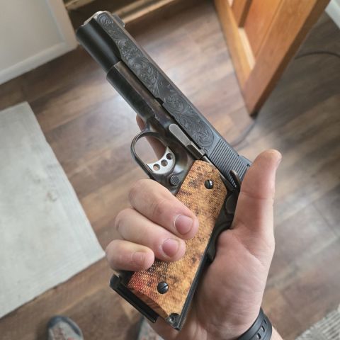Caspian Custom 1911 engraved 