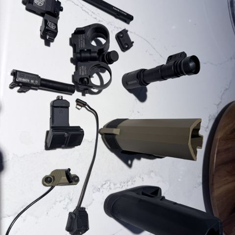 Weapon light and accessories 