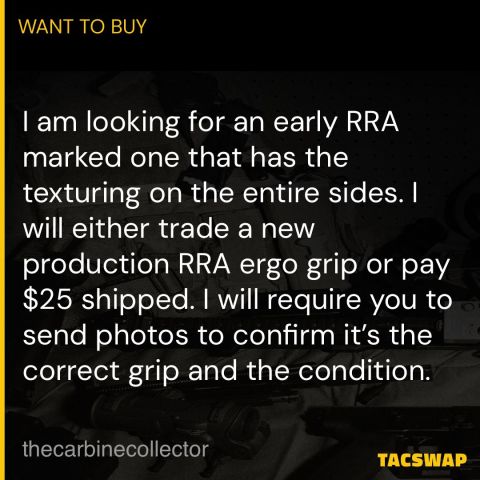 Early RockRiver Arms Ergo Grip