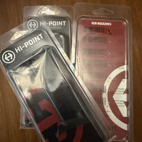 3 Hipoint 380 magazines