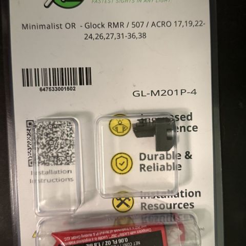 XS Glock Sights Optic Height