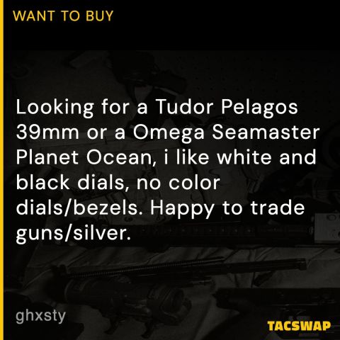 ISO DIVE WATCHES TUDOR / OMEGA