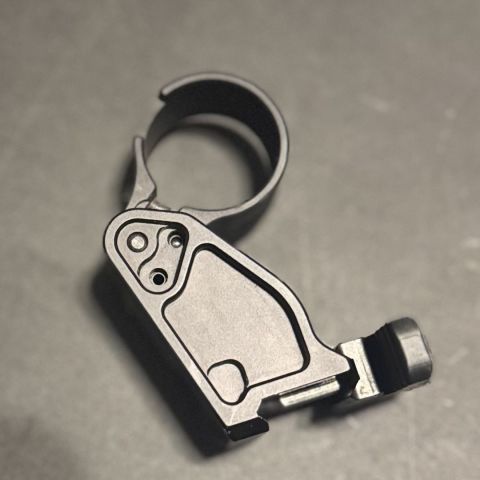 Unity flip up magnifier mount 