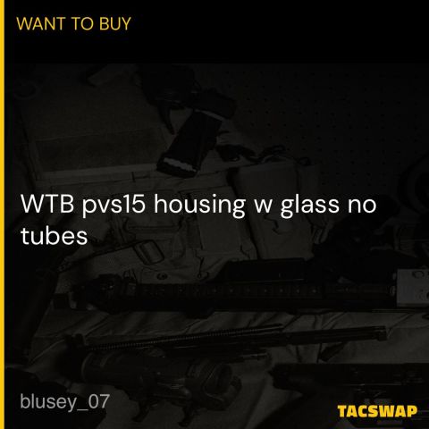WTB pvs15 housing with glass