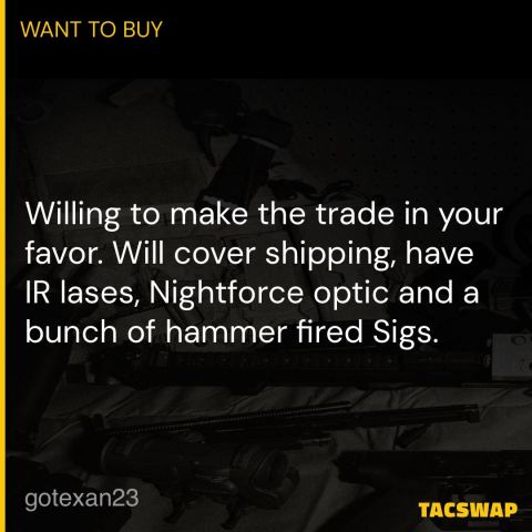 Want to trade for B&T APC 223