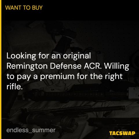 WTB Remington Defense ACR