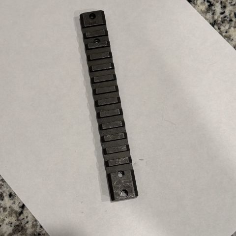 Warne Long Action Scope Rail