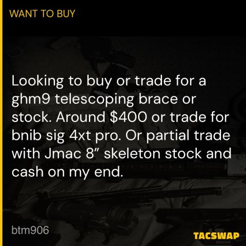 B&T ghm9 telescoping stock