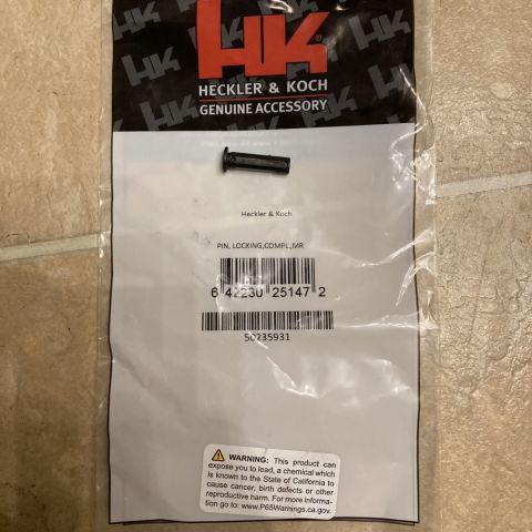 Hk mr556 416 takedown pin rear