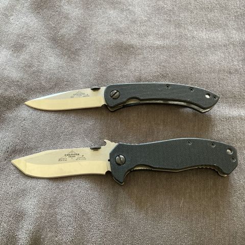 Emerson knives CQC15 and Onyx