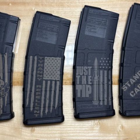 Laser Engraved Pmags