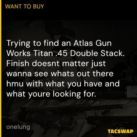 WTB Atlas GW Titan .45