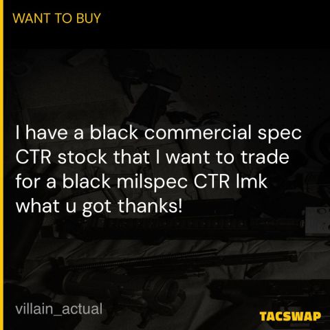 WTT Black com CTR for milspec