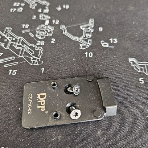 CZ P10 RMR Optic Plate