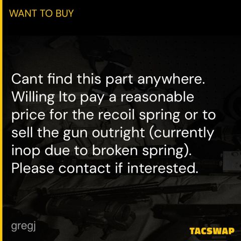 KS 12 Recoil Spring Assembly