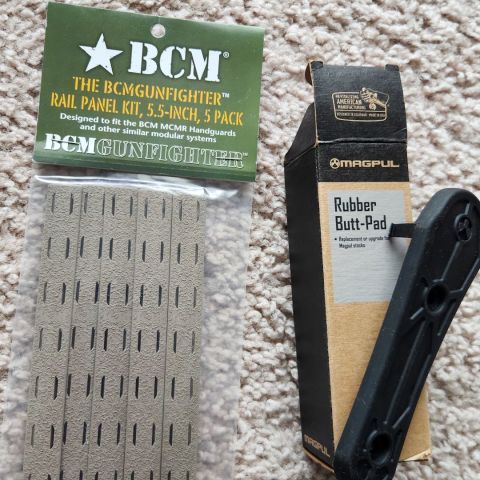 BCM mlok rail panel or CTR pad