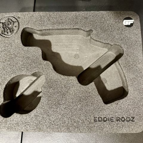 Gun Foam Cutout for S&W 357/38