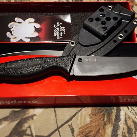 WTT *RARE* SPYDERCO H1 AQUA