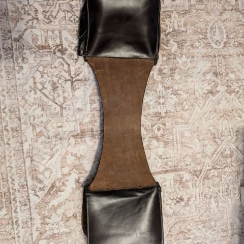 Leather Cowboy Saddle Bag