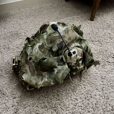 Hhv helmet with upgrades 