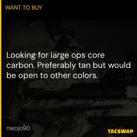 LARGE OPS CORE CARBON