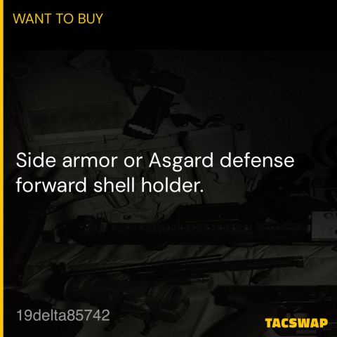 Side Armor Forward Shell Holde