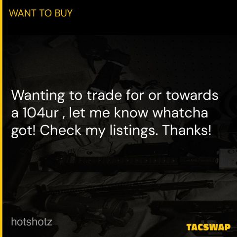 LOOKING FOR KRINK SLR104UR,