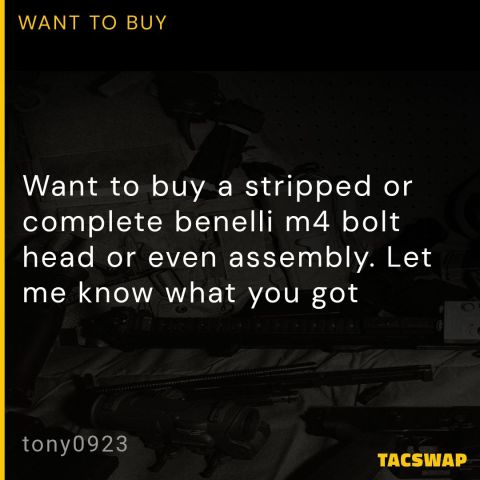 WTB benelli m4 bolt