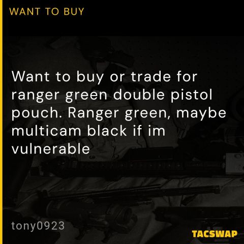 Ferro double pistol pouch