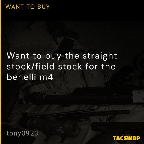 Benelli m4 stock