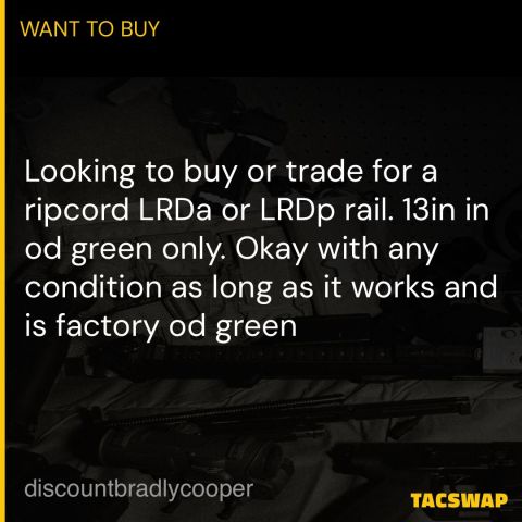 Wtb ripcord LRDa or LRDp rail