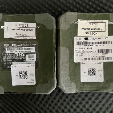 7"x8" | Ceradyne Level IV ESBI