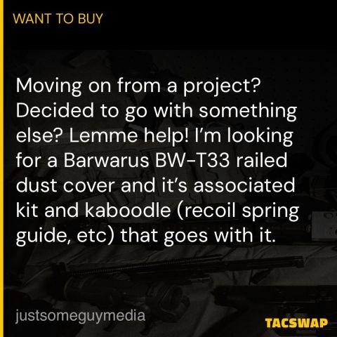 WTB Barwarus BW-T33 Dust Cover