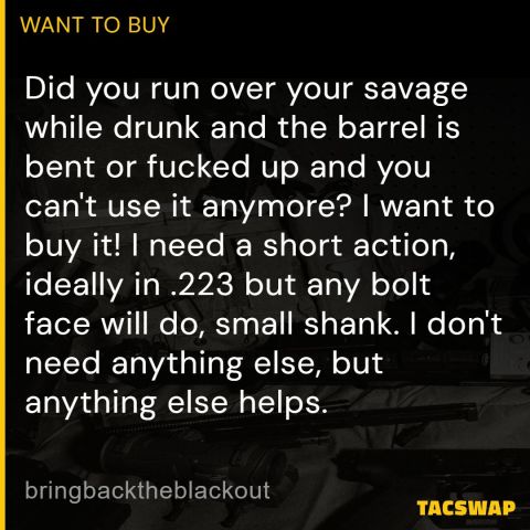 Savage small shank action