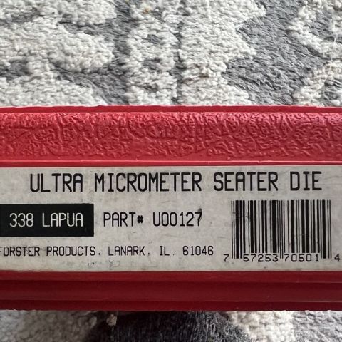 Forster 338 Lapua Ultra Seater