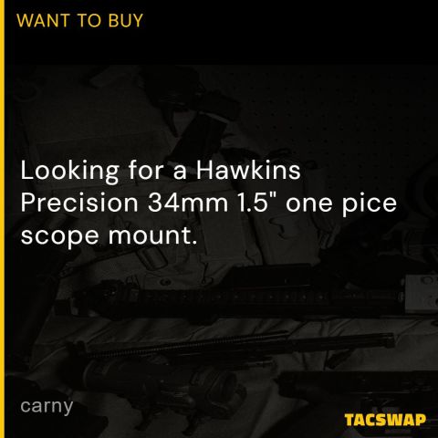 Hawkins Precision 34mm 1.5"