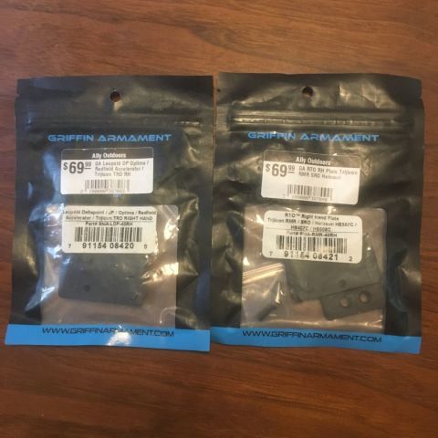 Griffin RH RMR mount plate right hand