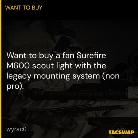 WTB tan legacy Surefire M600