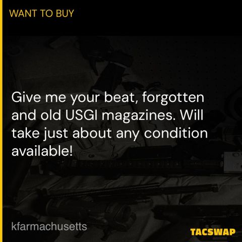 [WTB] USGI AR Magazines