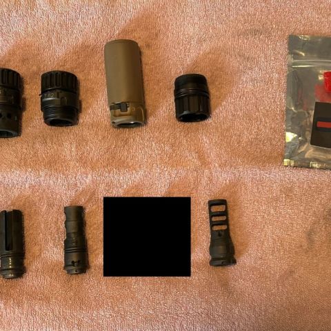 Muzzle devices + HUB adapters