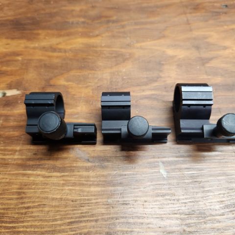3 Aimpoint PRO mounts