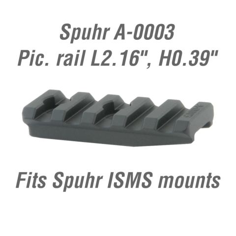 Spuhr 2.16" Picatinny Rail