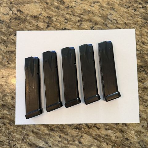 5x PDP mags with TF basepad