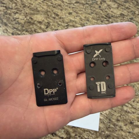 Glock Gen 5 MOS plates RMR