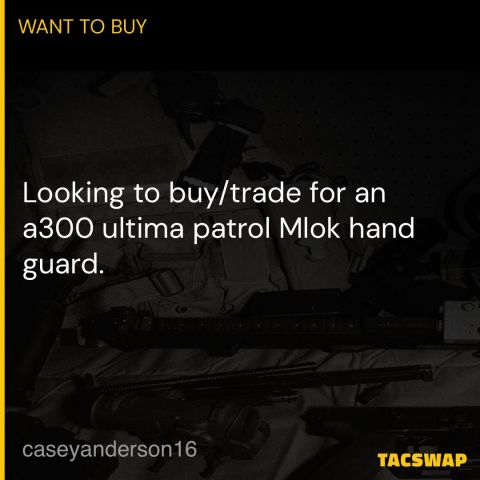 Wtb a300 Mlok handguard