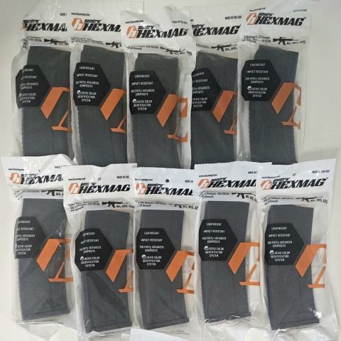 Hexmag 30rd AR15 Mags -10 pack