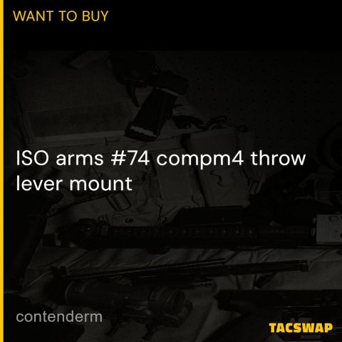 WTB A.R.M.S. #74 COMPM4 mount