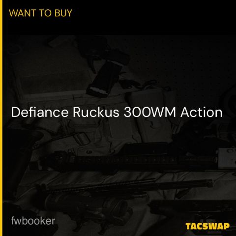 Defiance Ruckus 300WM Action